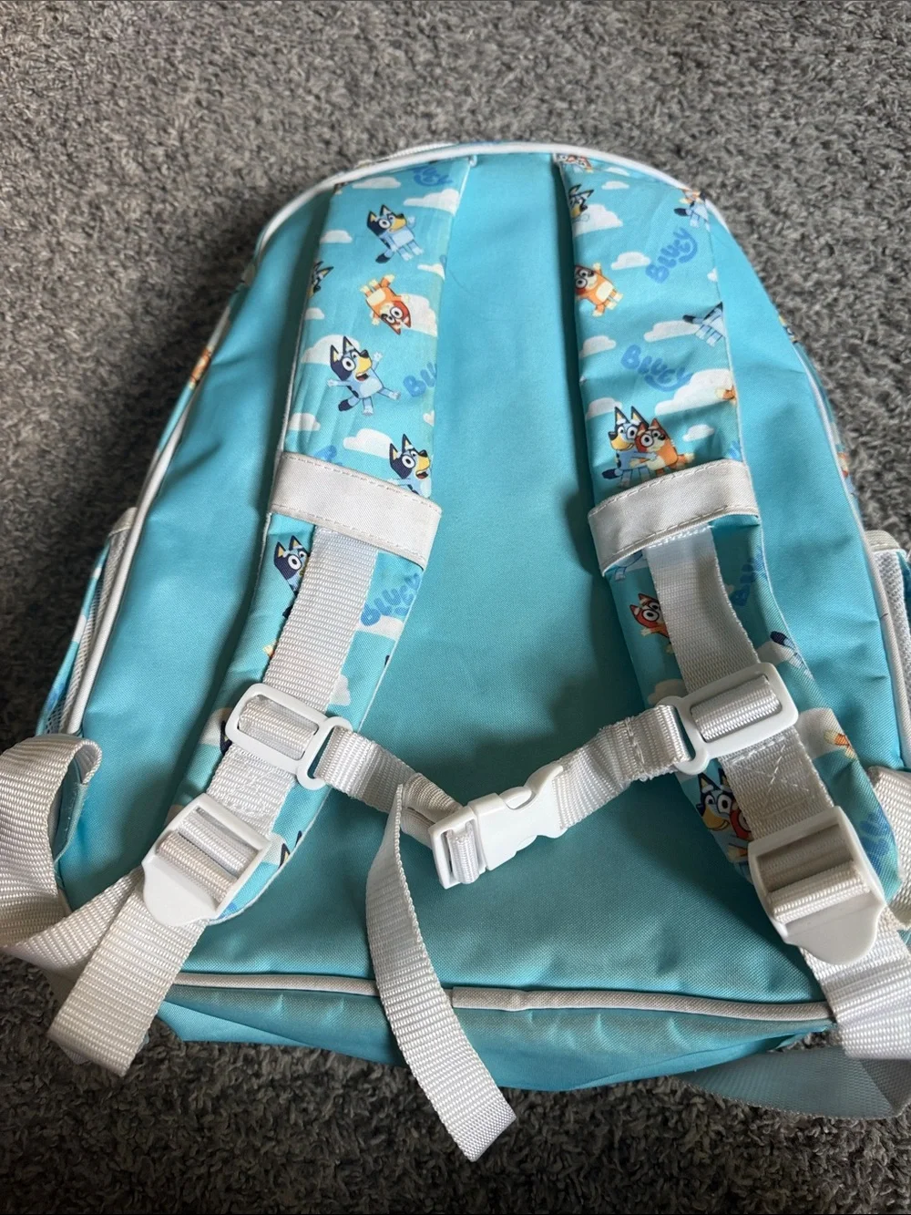 Blue Kids Backpack with Bluey Print - Simple Modern